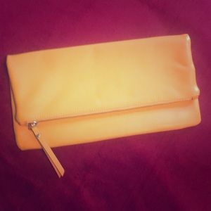 Banana Republic leather clutch